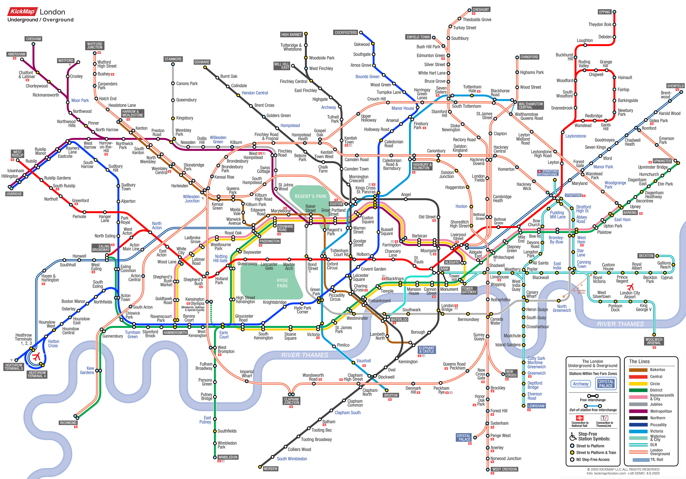 Alternative Route Map Of London Underground London Underground tube maps alternative